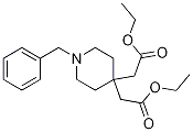 4,4-Piperidinediacetic acid, 1-(phenylMethyl)-, diethyl ester 구조식 이미지