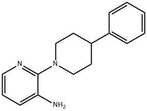 2-(4-페닐-1-피페리디닐)-3-피리딘아민 구조식 이미지