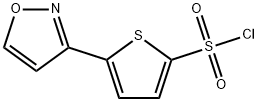 5-ISOXAZOL-3-YLTHIOPHENE-2-SULFONYL CHLORIDE 구조식 이미지