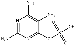 2,5,6-Triaminopyrimidin-4-ol sulphate 구조식 이미지