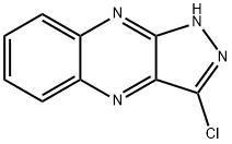 3-클로로-1H-피라졸로[3,4-b]퀴녹살린 구조식 이미지