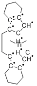 RAC-에틸레네비스-(4,5,6,7-테트라히드로-1-인덴일)-디메틸티타늄(IV) 구조식 이미지