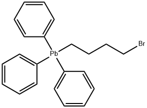 (4-Bromobutyl)triphenylplumbane Structure