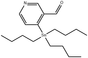 4-TRIBUTYLSTANNANYLPYRIDINE-3-CARBOXALDEHYDE Structure