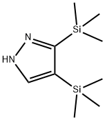3,4-Bis(trimethylsilyl)-1H-pyrazole Structure