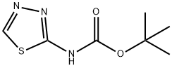 카르밤산,1,3,4-티아디아졸-2-일-,1,1-디메틸에틸에스테르(9CI) 구조식 이미지