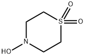 Thiomorpholin-4-ol 1,1-dioxide Structure