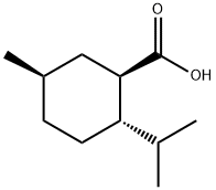 [1R-(1alpha,2beta,5alpha)]-2-(isopropyl)-5-methylcyclohexanecarboxylic acid 구조식 이미지