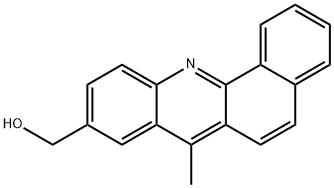 9-HYDROXYMETHYL-7-METHYLBENZ[C]ACRIDINE Structure