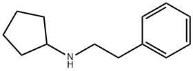 N-(2-phenylethyl)cyclopentanamine Structure