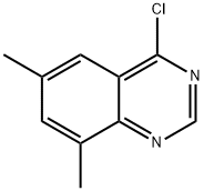 4-CHLORO-6,8-DIMETHYLQUINAZOLINE Structure