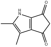 Cyclopenta[b]pyrrole-4,6(1H,5H)-dione, 2,3-dimethyl- (9CI) 구조식 이미지