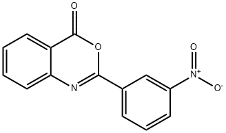 2-(3-nitrophenyl)-4H-3,1-benzoxazin-4-one Structure