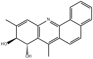 TRANS-8,9-DIHYDRO-8,9-DIHYDROXY-7,10-DIMETHYLBENZ[C]ACRIDINE Structure