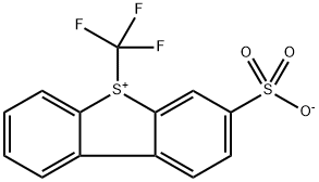 S-(TRIFLUOROMETHYL)DIBENZOTHIOPHENIUM-3-SULFONATE Structure