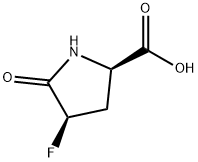D-Proline, 4-fluoro-5-oxo-, (4R)- (9CI) Structure