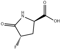 D-프롤린,4-플루오로-5-옥소-,(4S)-(9CI) 구조식 이미지