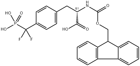 N-ALFA-FMOC-4-(PHOSPHONODIFLUOROMETHYL)-L-PHENYLALANINE 구조식 이미지