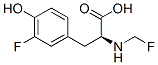 3-fluoro-alpha-fluoromethyltyrosine Structure