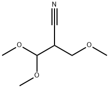 α-Dimethoxymethyl-methoxypropionitrile 구조식 이미지