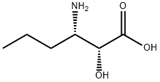 (2R,3S)-3-AMINO-2-HYDROXYHEXANOIC ACID Structure