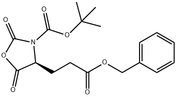 N-tert-Butoxycarbonyl-L-glutamic acid N-carboxylic anhydride Structure