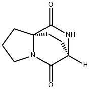 6H-3,8a-Ethanopyrrolo[1,2-a]pyrazine-1,4-dione,tetrahydro-,(3R)-(9CI) 구조식 이미지