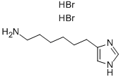 6-(1H-이미다졸-4-YL)-헥실라민2HBR 구조식 이미지