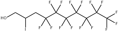 2-IODO-1H,1H,2H,3H,3H-PERFLUORODECAN-1-OL Structure