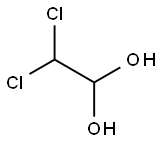 DICHLOROACETALDEHYDE HYDRATE 구조식 이미지