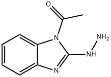 2H-Benzimidazol-2-one,1-acetyl-1,3-dihydro-,2-hydrazone(9CI) 구조식 이미지