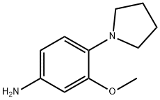 1-(4-amino-2-methoxyphenyl)pyrrolidine Structure