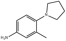 3-Methyl-4-(pyrrolidin-1-yl)aniline Structure