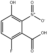 벤조산,6-플루오로-3-히드록시-2-니트로-(9CI) 구조식 이미지