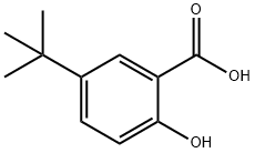 5-(1,1-dimethylethyl)salicylic acid  구조식 이미지