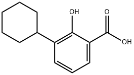 3-Cyclohexylsalicylic acid Structure