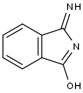 1H-이소인돌-3-올,1-이미노-,(E)-(9CI) 구조식 이미지