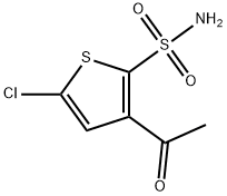 3-Acetyl-5-chlorothiophene-2-sulfonamide Structure