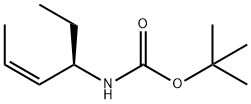 카르밤산,(1-에틸-2-부테닐)-,1,1-디메틸에틸에스테르,[R-(Z)]-(9CI) 구조식 이미지