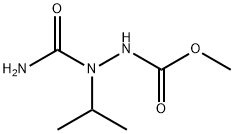 Hydrazinecarboxylic  acid,  2-(aminocarbonyl)-2-(1-methylethyl)-,  methyl  ester Structure