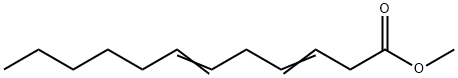 3,6-Dodecadienoic acid methyl ester Structure