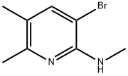 2-Pyridinamine,3-bromo-N,5,6-trimethyl- Structure