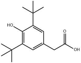 3,5-ди-трет-бутил-4-гидроксифенилуксусной кислоты структурированное изображение