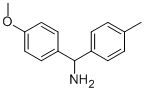 (4-메톡시페닐)(4-메틸페닐)메틸아민 구조식 이미지