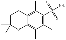 2,2,5,7,8-PENTAMETHYLCHROMAN-6-SULFONAMIDE 구조식 이미지