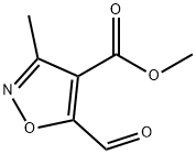 4-이속사졸카르복실산,5-포르밀-3-메틸-,메틸에스테르(9Cl) 구조식 이미지