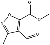 5-이속사졸카르복실산,4-포르밀-3-메틸-,메틸에스테르(9Cl) 구조식 이미지