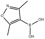 3,5-Dimethylisoxazole-4-boronic acid 구조식 이미지