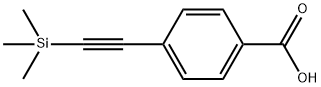 4-((Trimethylsilyl)ethynyl)benzoic acid 구조식 이미지