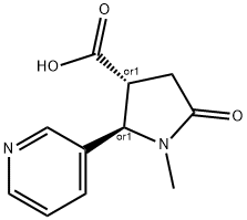 rac trans-4-Cotininecarboxylic Acid 구조식 이미지